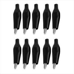 PINZA CLIP L-44 NEGRO TIPO COCODRILO CON FUNDA