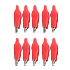 PINZA CLIP L-44 ROJO TIPO COCODRILO CON FUNDA