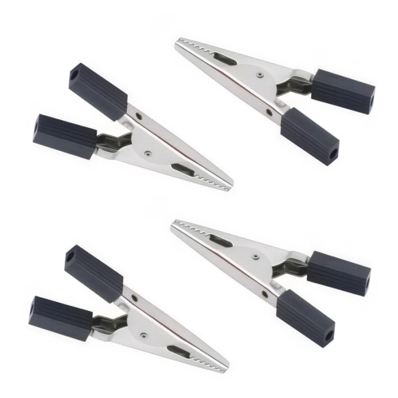 PINZA CLIP L-52 NEGRO TIPO COCODRILO