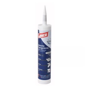 SILICONA LANCO SELLANTE TAPAGOTERASGRIS 300 ML