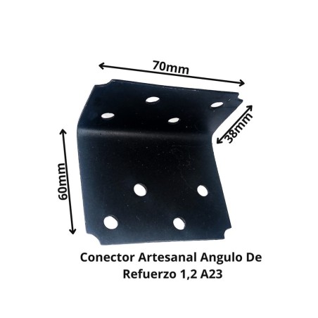 CONECTOR ARTESANAL ANGULO DE REFUERZO 1,2 A23