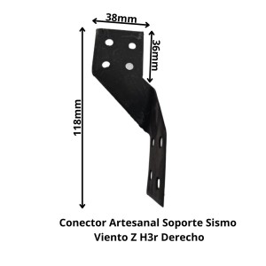 CONECTOR ARTESANAL SOPORTE SISMO VIENTO Z H3R DERE
