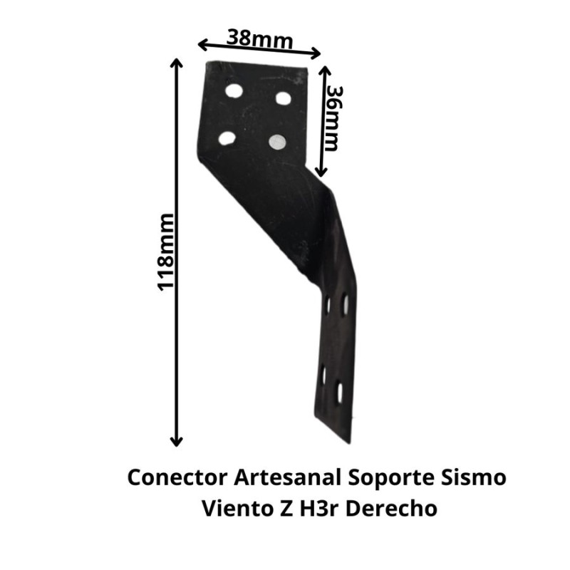 CONECTOR ARTESANAL SOPORTE SISMO VIENTO Z H3R DERE