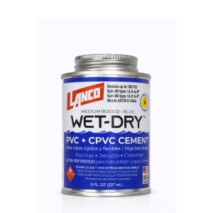 ADHESIVO PVC LANCO PEGA BAJO AGUA 230 ML