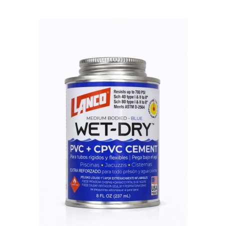 ADHESIVO PVC LANCO PEGA BAJO AGUA 230 ML