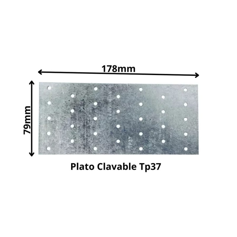 CONECTOR SIMPSON PLATO CLAVABLE TP37