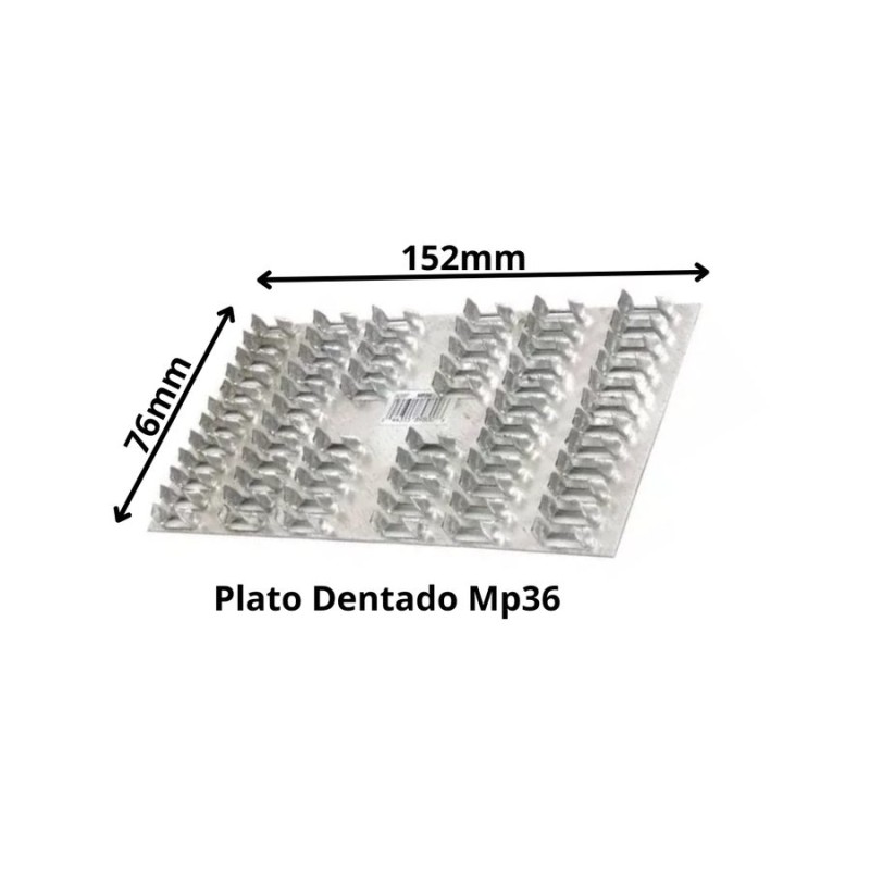 CONECTOR SIMPSON PLATO DENTADO MP36