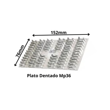 CONECTOR SIMPSON PLATO DENTADO MP36
