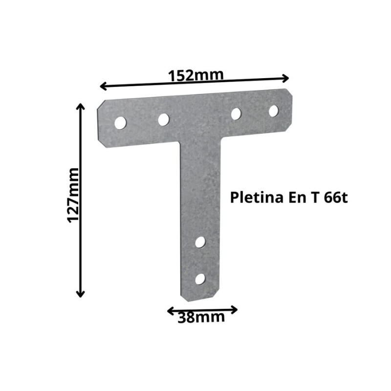 CONECTOR SIMPSON PLETINA EN T 66T