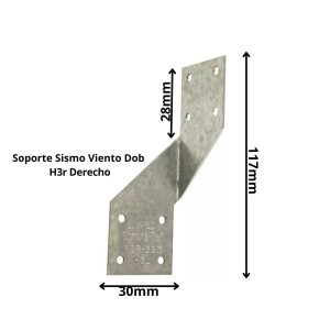 CONECTOR SIMPSON SOPORTE SISMO VIENTO DOB H3R DERE