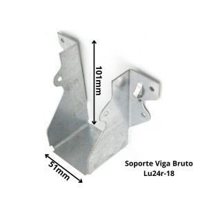 CONECTOR SIMPSON SOPORTE VIGA BRUTO LU24R-18