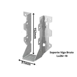 CONECTOR SIMPSON SOPORTE VIGA BRUTO LU26R-18