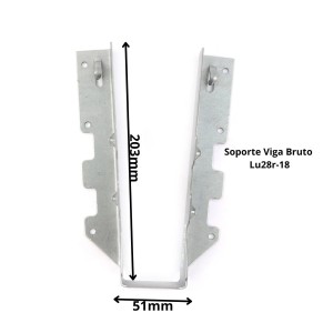 CONECTOR SIMPSON SOPORTE VIGA BRUTO LU28R-18