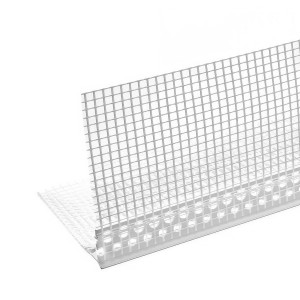 ESQUINERO PERFORADO PVC CON MALLA FIBRA DE VIDRIO