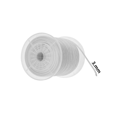 CORDEL PIOLA POLI MULTI TRENZADA BLANCA 03 MM 07