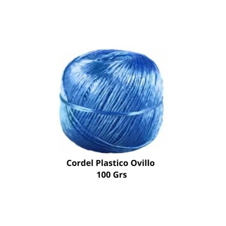 CORDEL PLASTICO OVILLO 100 GRS