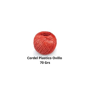 CORDEL PLASTICO OVILLO 70 GRS