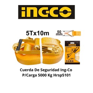CUERDA DE SEGURIDAD INGCO P/CARGA 5000 KG HRSP510