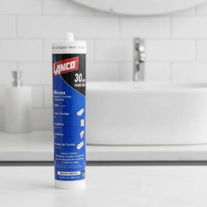 SILICONA LANCO BAÑO Y COCINA FUNGICIDA BLANCA