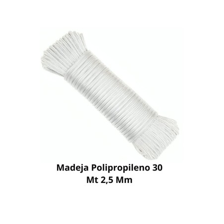 MADEJA POLIPROPILENO 30 MT 2,5 MM