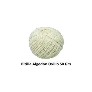PITILLA ALGODON OVILLO 50 GRS
