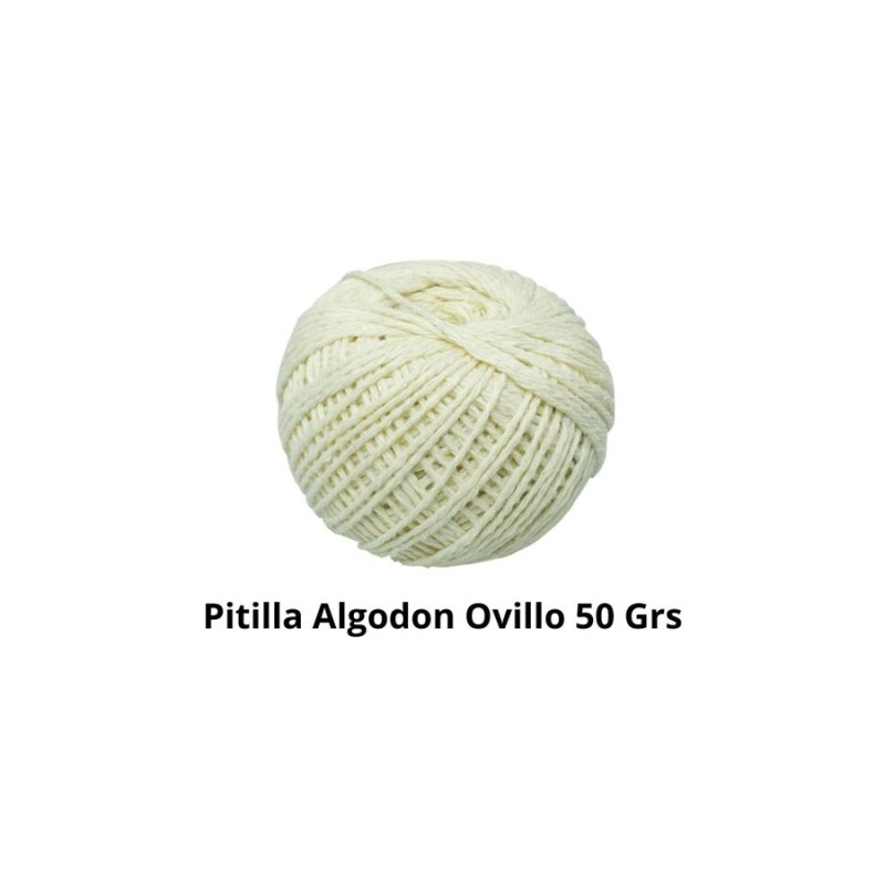 PITILLA ALGODON OVILLO 50 GRS
