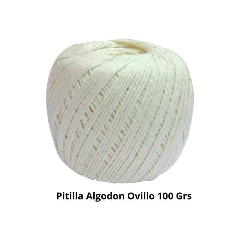 PITILLA ALGODON OVILLO 100 GRS