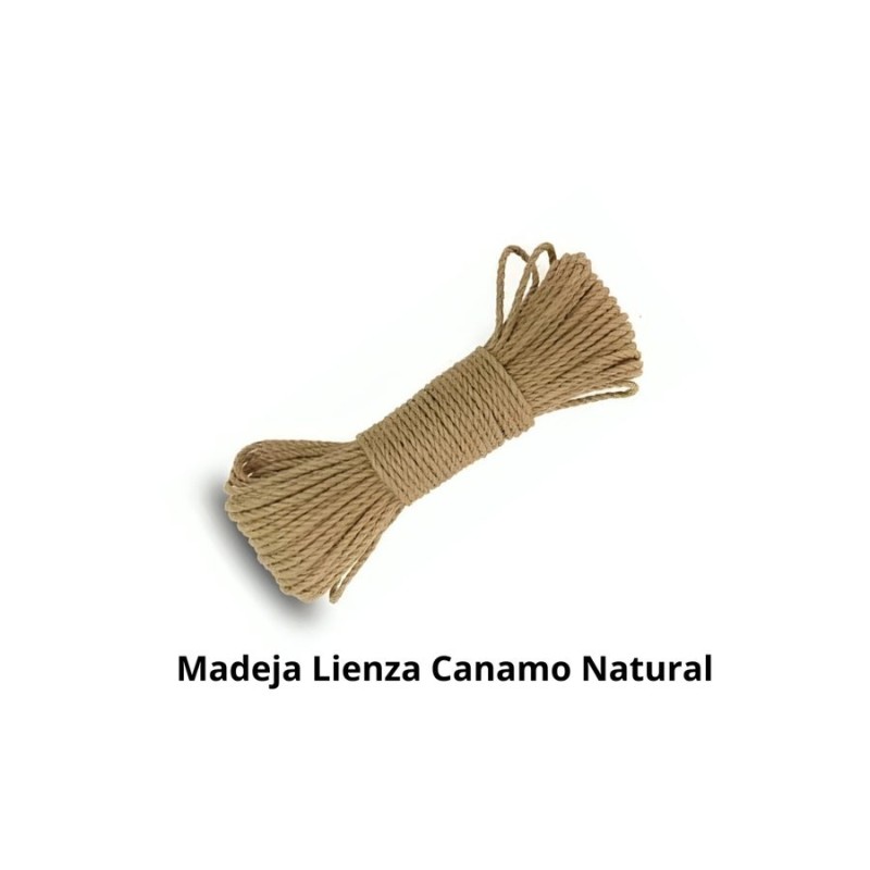 MADEJA LIENZA CANAMO NATURAL