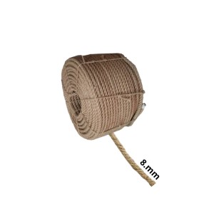 CORDEL YUTE (CAÑAMO) TORCIDO 8 MM 41 28 MT X