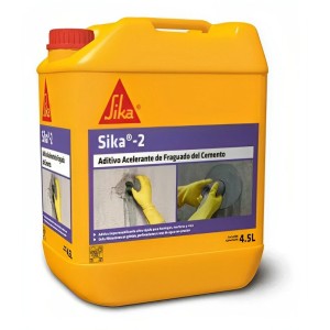 SIKA 2 ACELERANTE ULTRAR 4,5 LTS BIDON 1102344