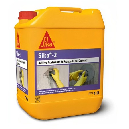 SIKA 2 ACELERANTE ULTRAR 4,5 LTS BIDON 1102344