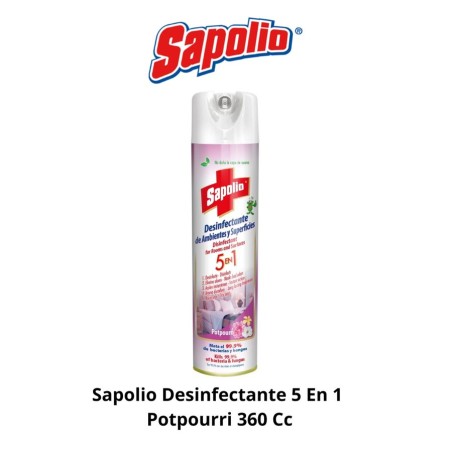 SAPOLIO DESINFECTANTE 5 EN 1 POTPOURRI 360 CC