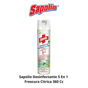 SAPOLIO DESINFECTANTE 5 EN 1 FRESCURA CITRICA 360