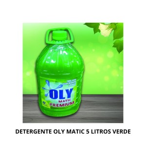 DETERGENTE OLY MATIC 5 LITROS VERDE