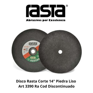 DISCO RASTA CORTE 14" PIEDRA LISO ART 3390 RA COD