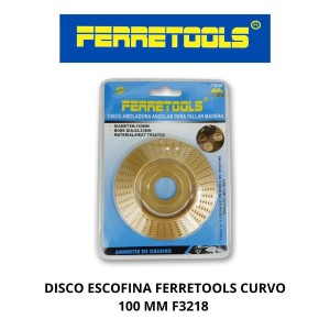 DISCO ESCOFINA FERRETOOLS CURVO 100 MM F3218