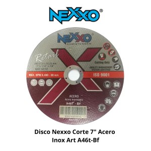 DISCO NEXXO CORTE 7" ACERO INOX ART A46T-BF