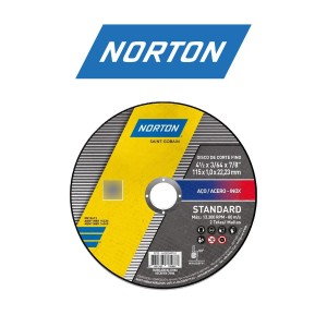 DISCO NORTON CORTE 4 1/2" STANDARD 115X1,0X22,23 4