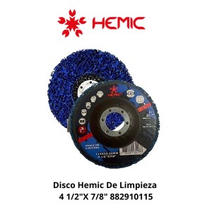 DISCO HEMIC DE LIMPIEZA 4 1/2"X 7/8" 882910115