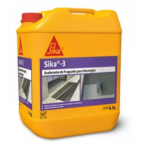 SIKA 3 ACELERANTE CONTROL 4,5 LTS BIDON 1103344