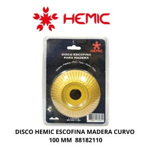 DISCO HEMIC ESCOFINA MADERA CURVO 100 MM 88182110