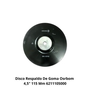 DISCO RESPALDO DE GOMA OSRBOM 4,5" 115 MM 62111050