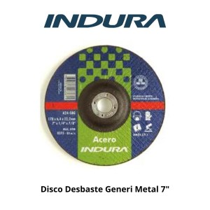 DISCO DESBASTE GENERI METAL 7"