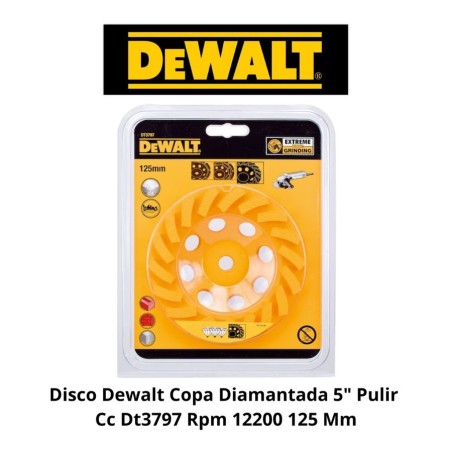 DISCO DEWALT COPA DIAMANTADA 5" PULIR CC DT3797 RP