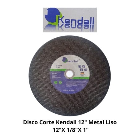 DISCO CORTE KENDALL 12" METAL LISO 12"X 1/8"X 1"