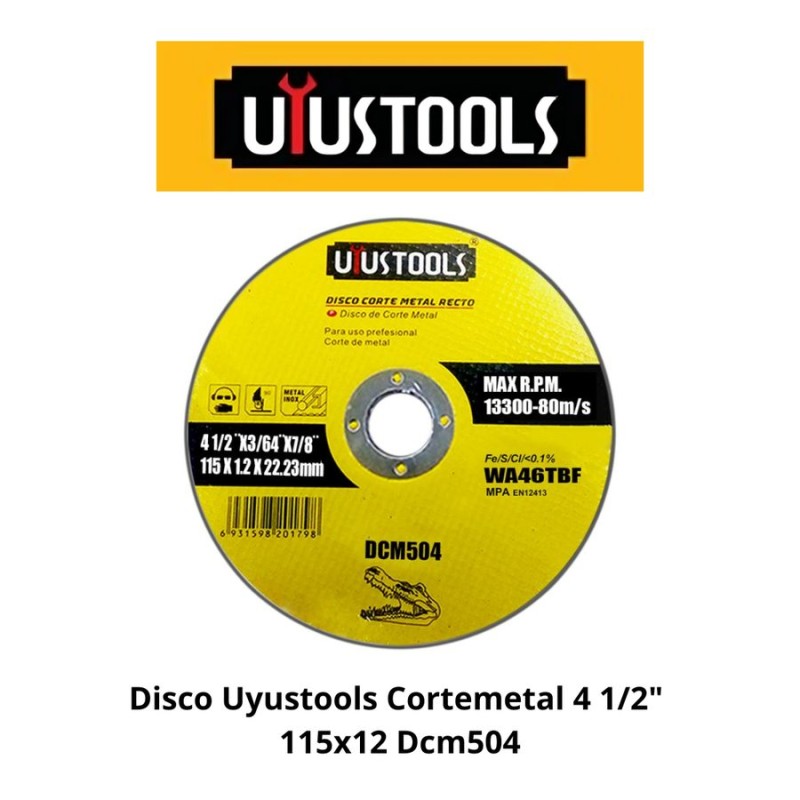DISCO UYUSTOOLS CORTEMETAL 4 1/2" 115X12 DCM504