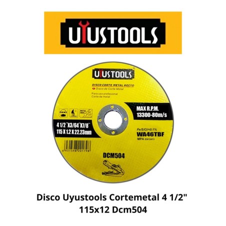 DISCO UYUSTOOLS CORTEMETAL 4 1/2" 115X12 DCM504