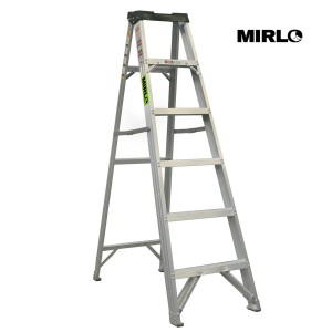 ESCALERA PLEGABLE 6 PELDAÑOS MIRLO ALUMINIO 150 K
