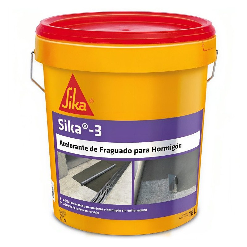 SIKA 3 ACELERANTE CONTROL 18,0 LTS TINETA 1103241