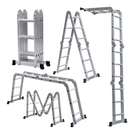 ESCALERA ALUMINIO MULTIPROPOSITO ARTICULADA 12 PEL